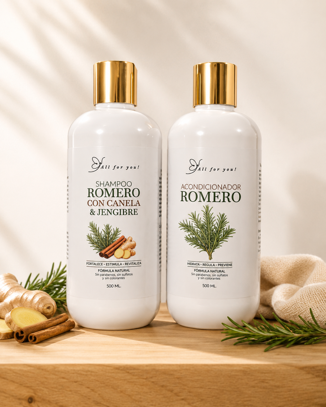 Rosemary Hair Care Duo – Shampoo & Conditioner | 2 x 500 m